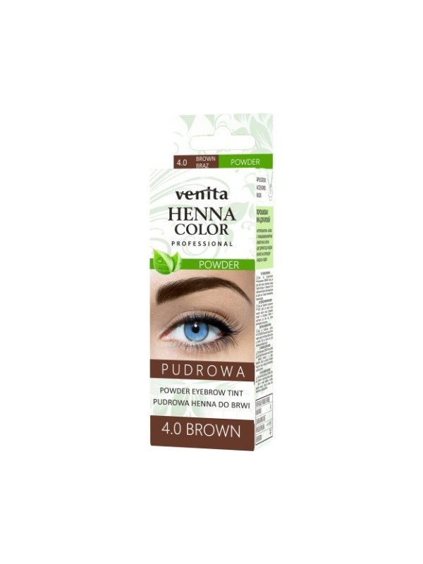 Venita Professional powder Henna for eyebrows /4.0/ Brown 4 g