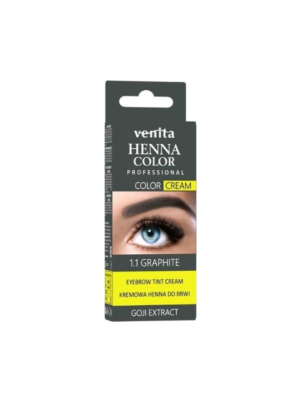 Venita crème Henna voor wenkbrauwen /1.1/ Grafiet 30 g