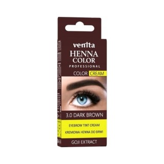 Venita cream Henna for eyebrows /3.0/ Dark brown 30 g