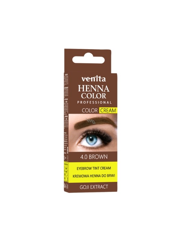 Venita cream Henna for eyebrows /4.0/ Brown 30 g