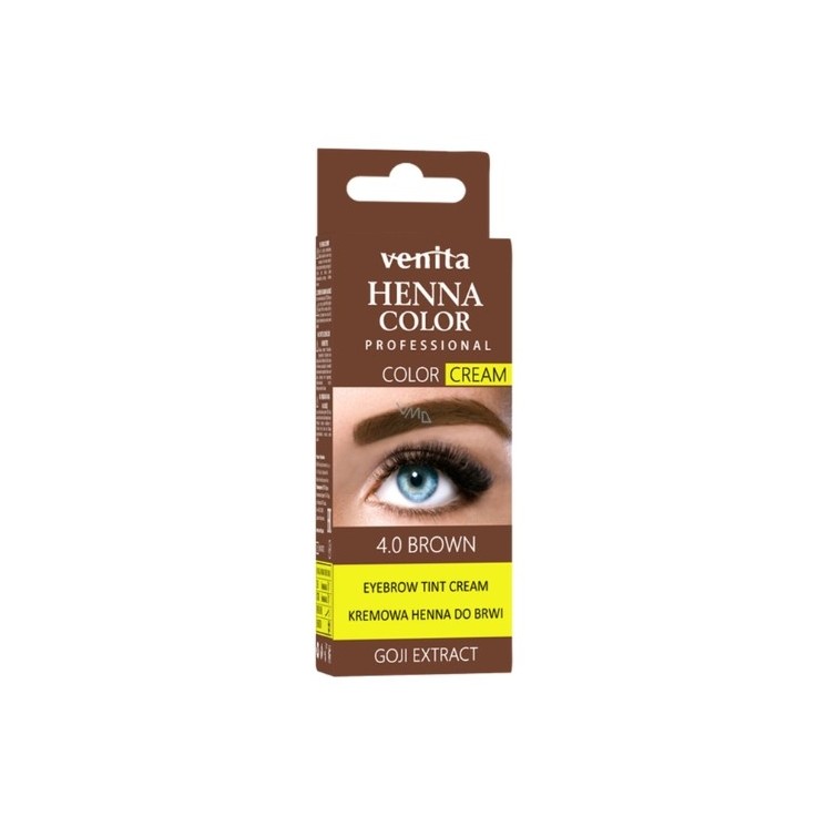 Venita Creme Henna für Augenbrauen /4,0/ Braun 30 g