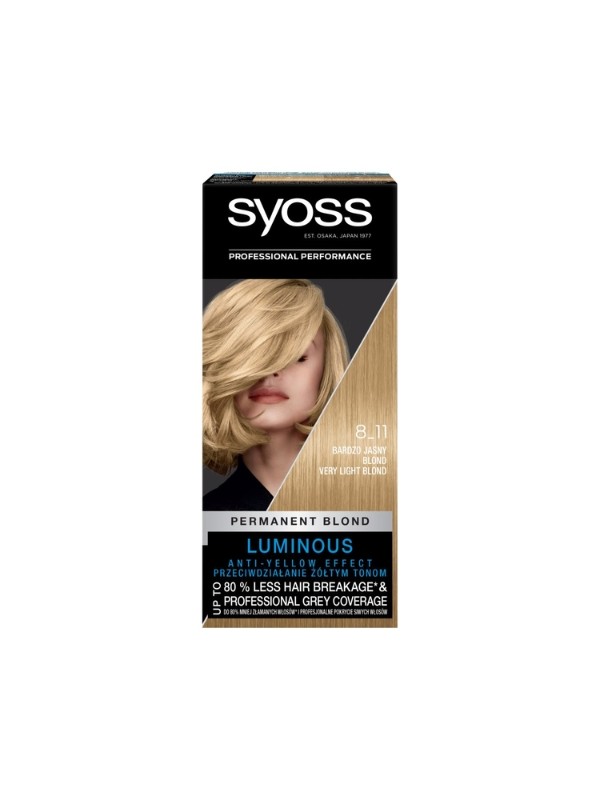 Syoss Hair dye /8-11/ Very Light Blond