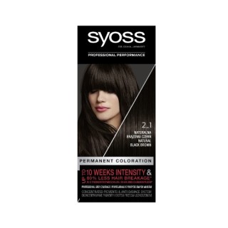 Syoss Hair dye /2-1/ Natural Brown Black