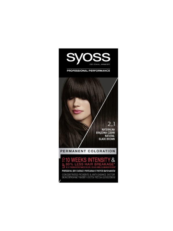 Syoss Hair dye /2-1/ Natural Brown Black