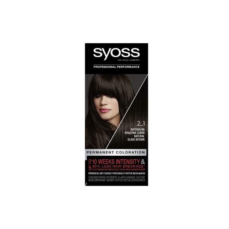 Syoss Hair dye /2-1/ Natural Brown Black