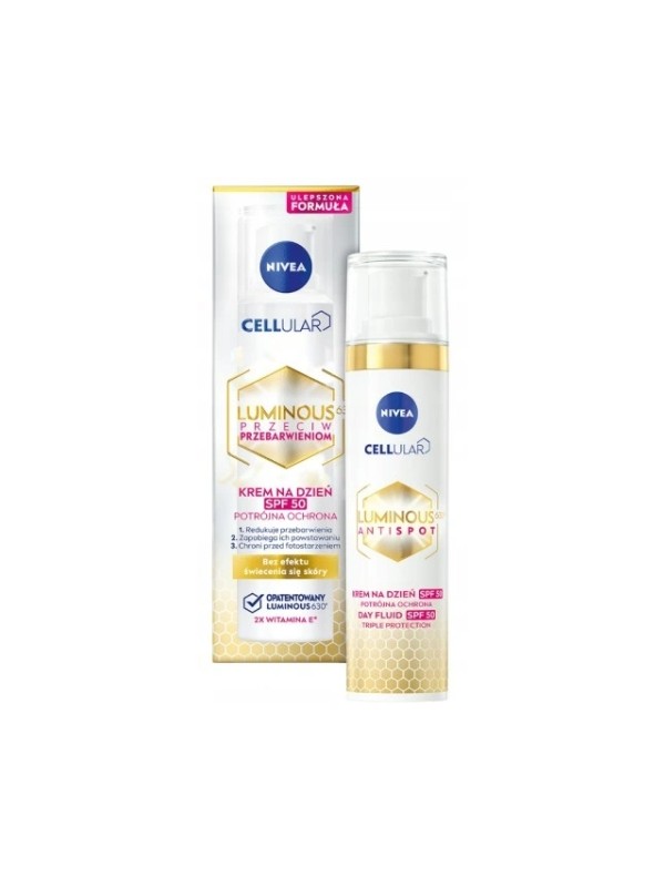 Nivea Cellular Iluminous Anti Spot Daggezichtscrème SPF50 Anti-vlekkenbehandeling 40 ml