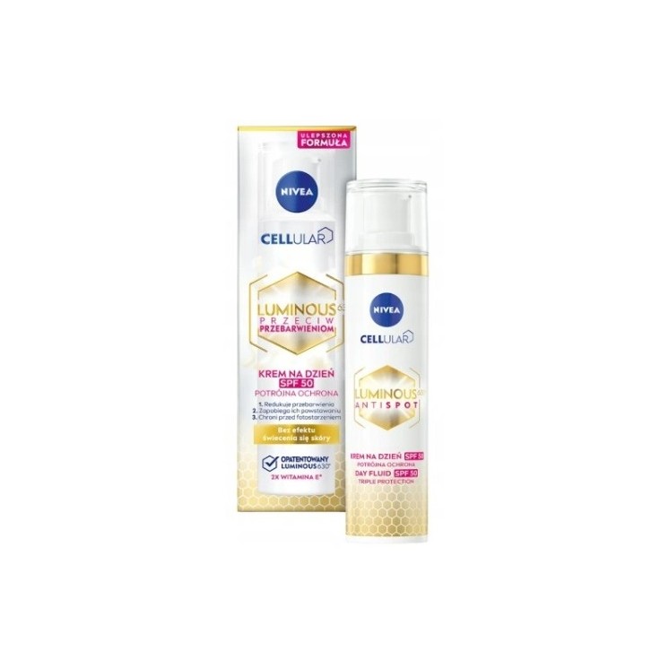 Nivea Cellular Iluminous Anti Spot Daggezichtscrème SPF50 Anti-vlekkenbehandeling 40 ml