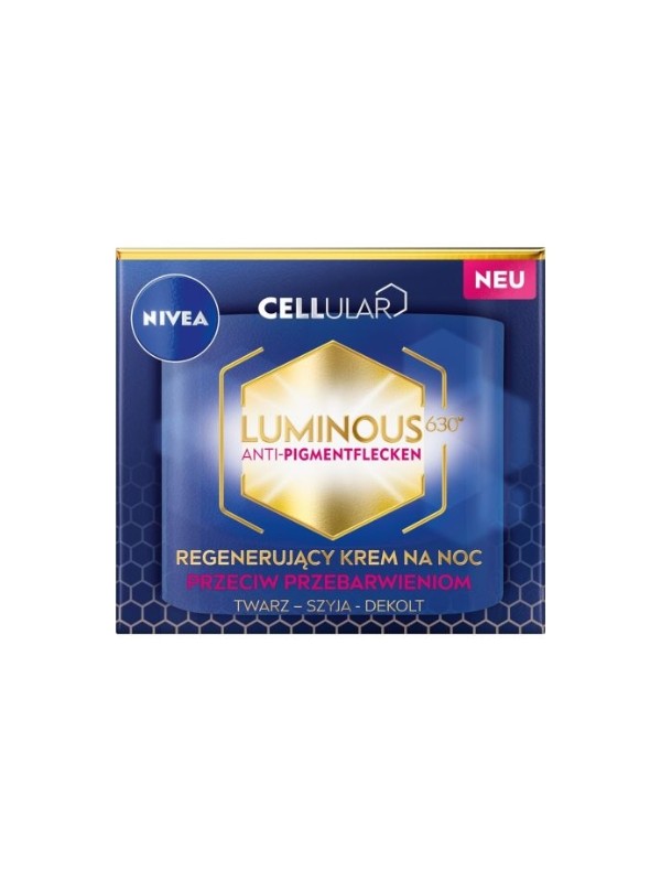 Nivea Cellular Iluminous Regenerierende Nachtgesichtscreme gegen Verfärbungen 50 ml