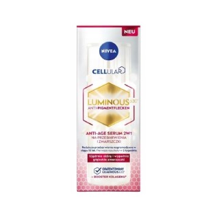 Nivea Cellular Iluminous Anti-Age 2in1 Serum gegen Verfärbungen und Falten 30 ml