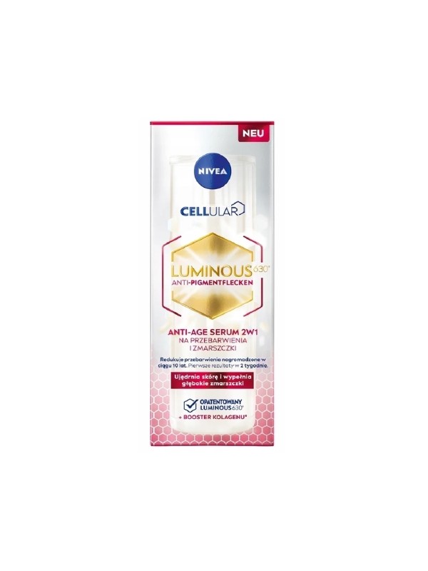 Nivea Cellular Iluminous Anti-Age 2in1 Serum voor verkleuringen en rimpels 30 ml