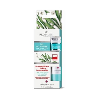 Floslek Eyelid and eye gel with eyebright and plantain 15 ml