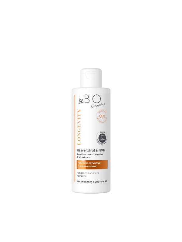 beBIO Ewa Chodakowska LONGEVITY Natuurlijke Castor Haarspoeling Regeneratie en Voeding 200 ml