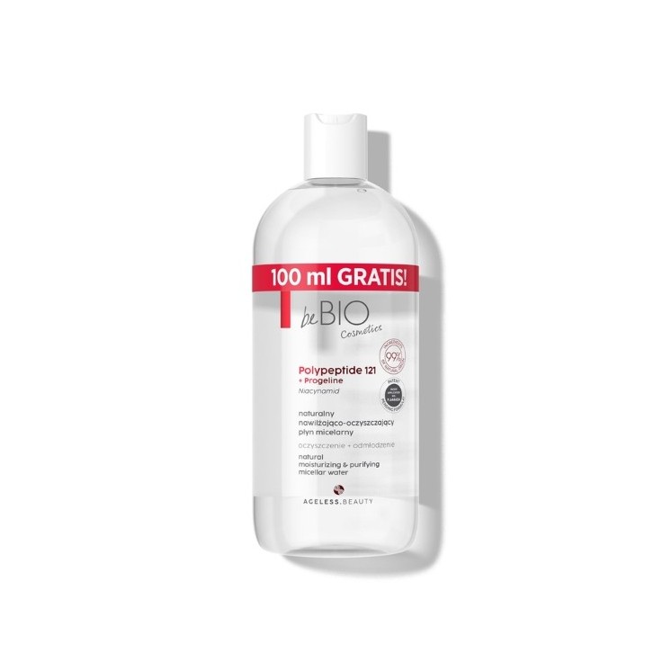 beBIO Ewa Chodakowska Ageless Beauty Natuurlijke hydraterende en reinigende micellaire vloeistof voor het gezicht 500 ml