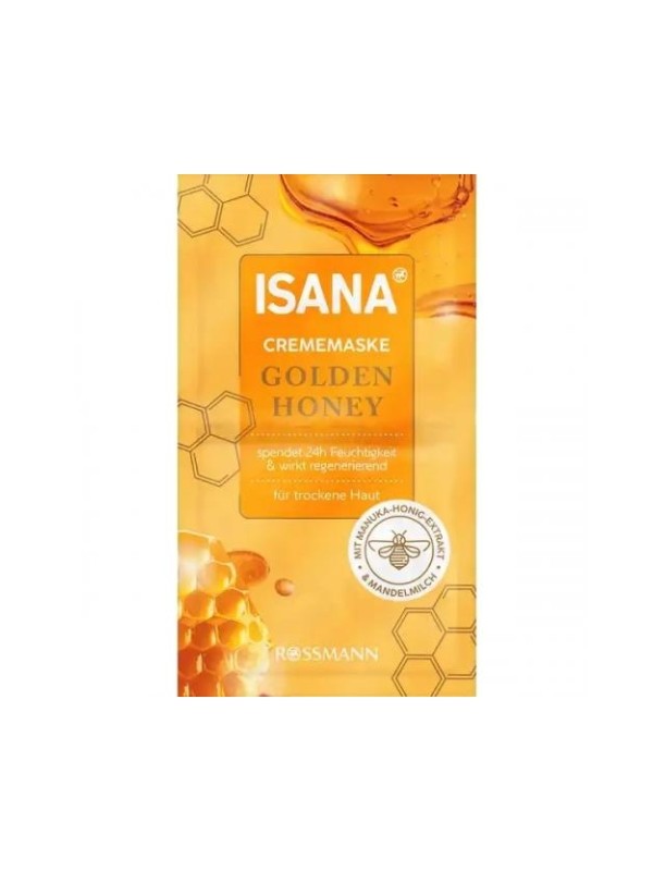 Isana Creamy Golden Honey Face Mask 2 x 8 ml