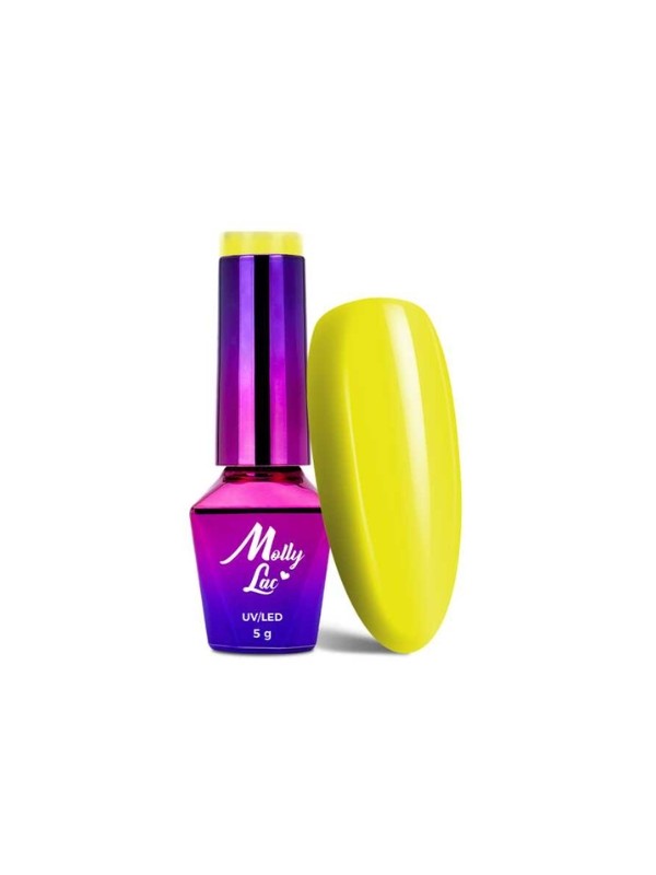 MollyLac /118/ Welcome to Ibiza Hybride Nagellak Sunshine Heat 5 ml