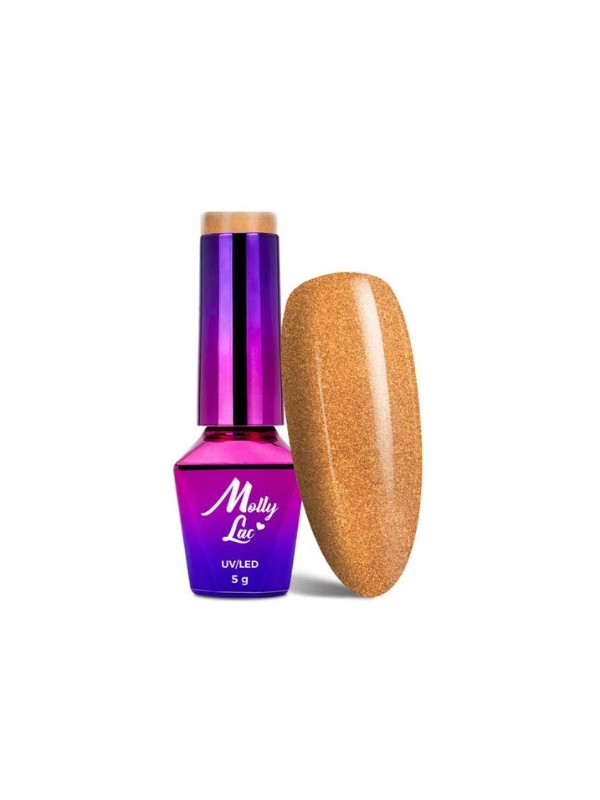 MollyLac /620/ Story Time Hybride Nagellak Golden Gift 5 ml