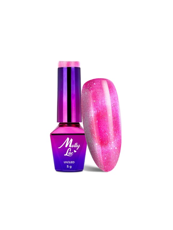 MollyLac /551/ Foxy Eyes Hybrid Lak Blink Me Pink 5 ml