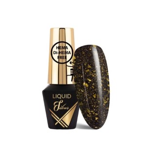 MollyLac Liquid Gold 2in1 Color and Nail Top Liquid Gold 10 g