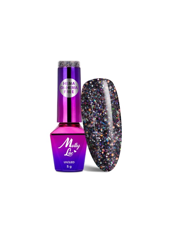 MollyLac /637/ Spotlight Hybride Nagellak Nightingale 5 ml