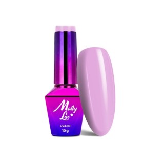 MollyLac /140/ Flamingo Hybride Nagellak Dusty Pink 5 ml