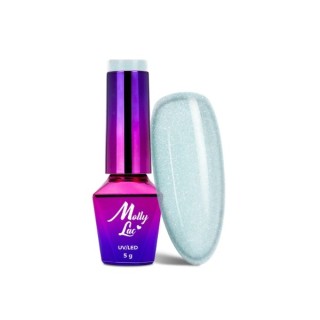 MollyLac /228/ Winter Crystalize Hybride Nagellak Candyman 5 ml