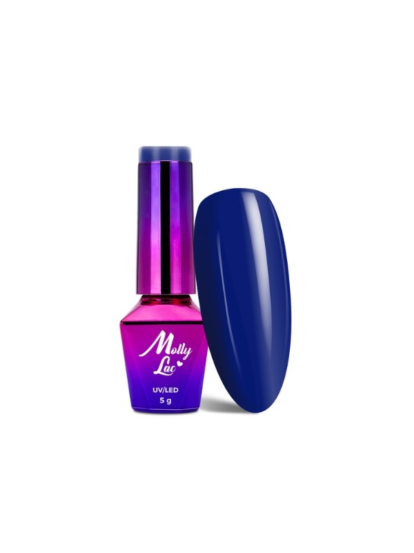 MollyLac /374/ Pin-Up Girl Hybrid Nail Polish Rockability 5 ml