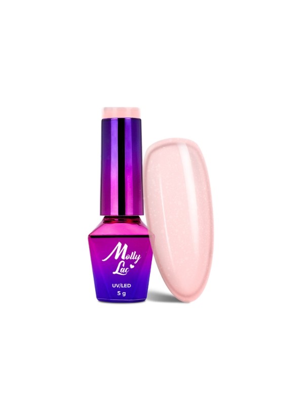 MollyLac /477/ Macarons Fairy Cake Hybrid Nail Polish 5 ml