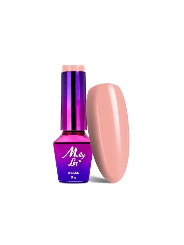 MollyLac /120/ Yoghurt Hybrid Nail Polish Candy Cupcake 5 ml