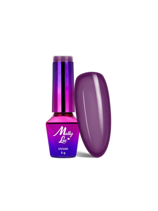 MollyLac /113/ Welcome to Ibiza Hybride Nagellak Grape Sorbet 5 ml