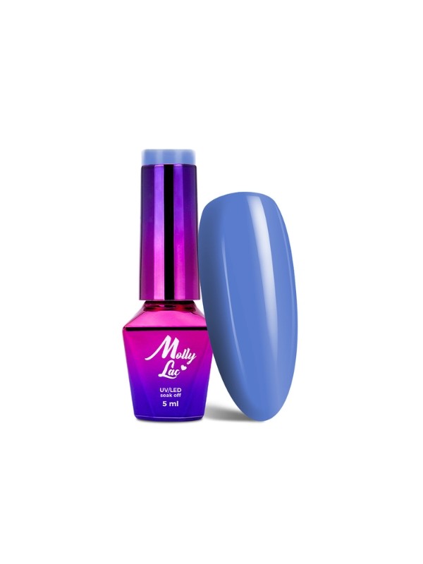 MollyLac /115/ Welcome to Ibiza Curacao Hybrid Nail Polish 5 ml