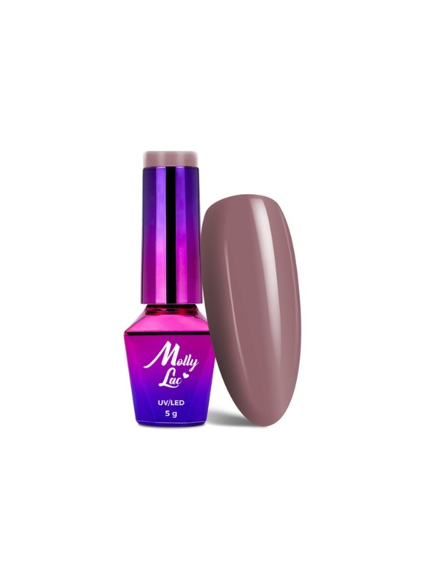 MollyLac /523/ I'm The Nudelover Mahogany Hybride Vernis 5 ml