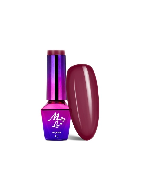 MollyLac /192/ Hearts & Kisses Perfect Love Hybrid Nail Polish 5 ml