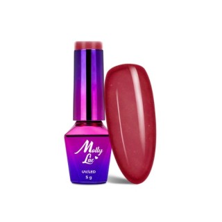 MollyLac /195/ Hearts & Kisses Hybride Nagellak Dazzling Heart 5 ml