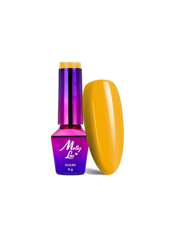 MollyLac /336/ Fancy Fashion Sunrush Hybrid Nail Polish 5 ml