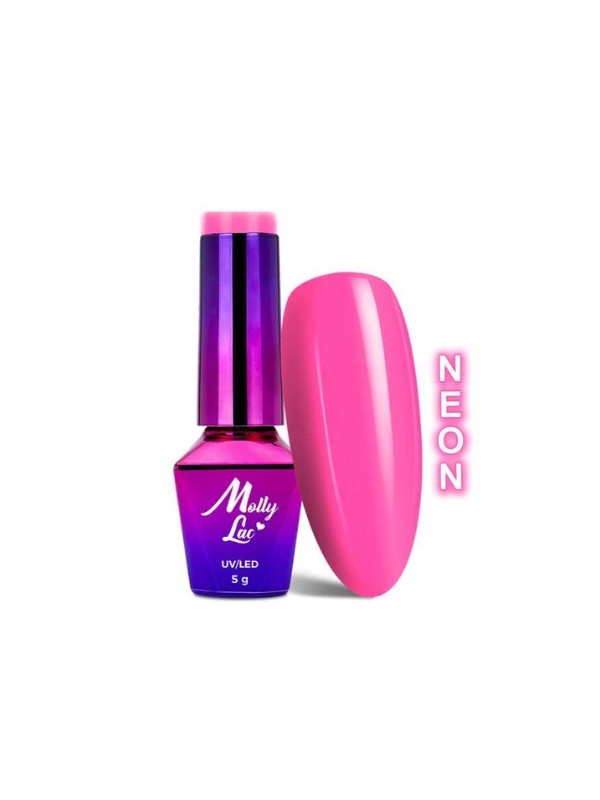 MollyLac /332/ Fancy Fashion Hybride Vernis Splash of Pink 5 ml