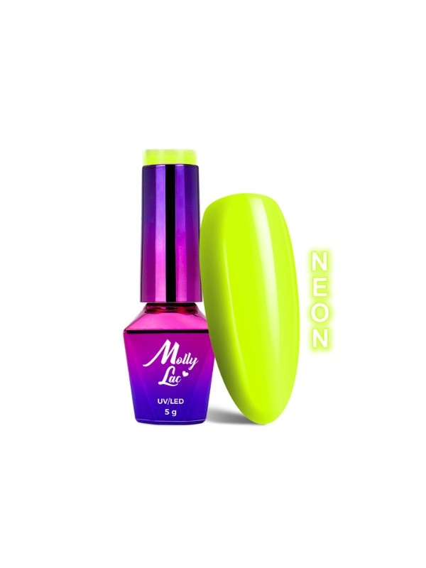 MollyLac /335/ Fancy Fashion Hybrid Nail Polish Lemonade 5 ml