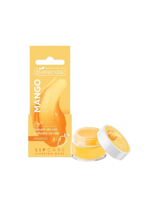 Bielenda Lip Care Sleeping Mask Mango Mania 2in1 Lip balm + night mask 10 g