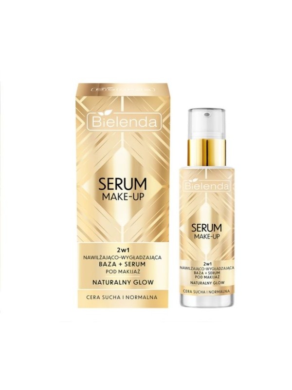 Bielenda Serum Make-up 2in1 hydraterende en gladmakende Basis + make-up serum Natural Glow 30 g