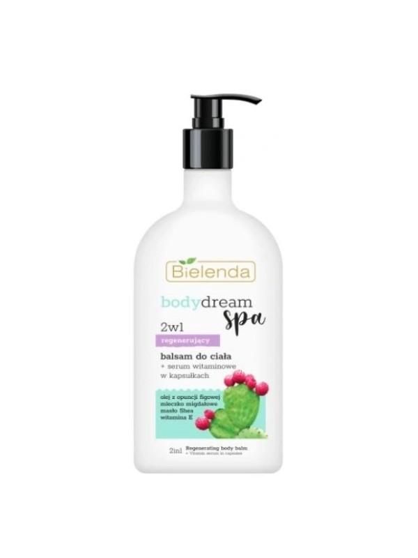 Bielenda Body Dream Spa 2in1 regenerierender Körperbalsam + Serum in Kapseln Kaktusfeige 350 ml