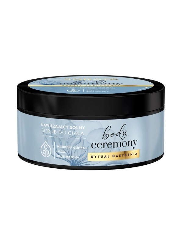 Soraya Body Ceremony Feuchtigkeitsspendendes Salz-Körperpeeling Blue Clay 200 g