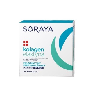 Soraya Collagen + Elastin Pflege Feuchtigkeitsspendende Gesichtscreme Tag/Nacht 50 ml