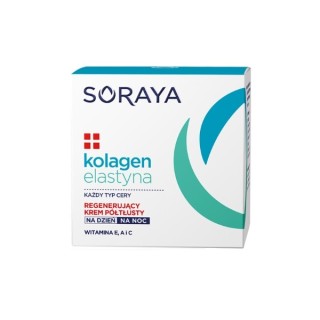 Soraya Collageen + Elastine regenererende Halfrijke gezichtscrème Dag/nacht 50 ml