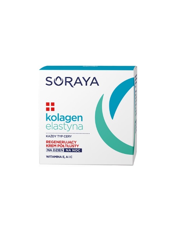 Soraya Collageen + Elastine regenererende Halfrijke gezichtscrème Dag/nacht 50 ml