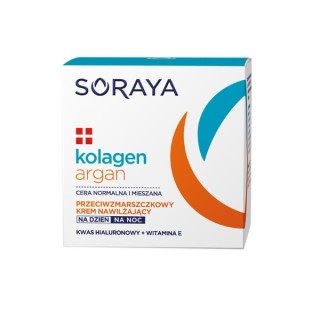 Soraya Collageen + Argan anti-rimpel Hydraterende gezichtscrème Dag/nacht 50 ml