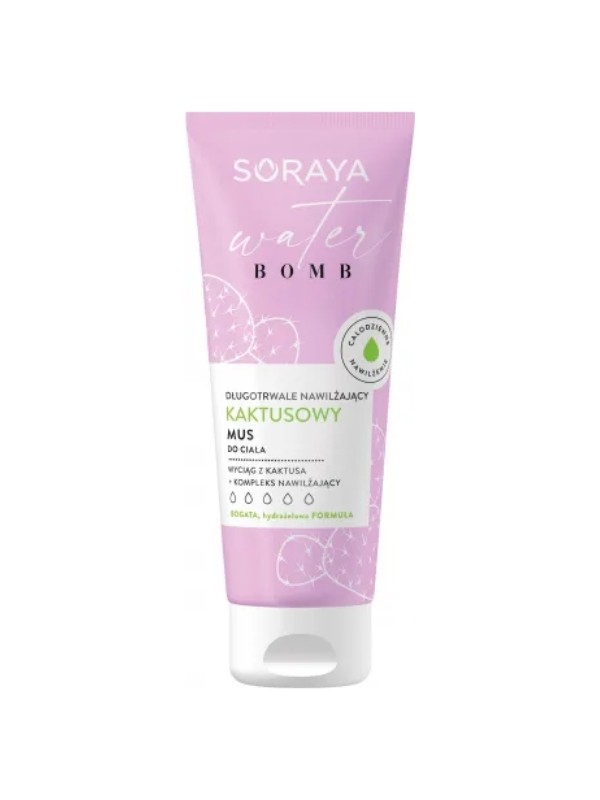 Soraya Water Bomb langdurige hydraterende Kaktus bodymousse 200 ml