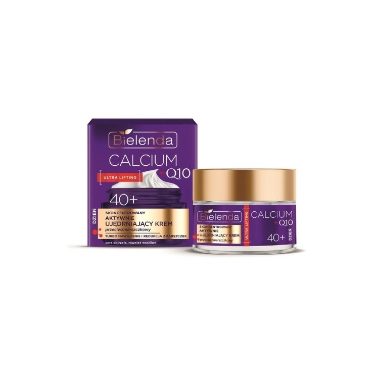 Bielenda CALCIUM + Q10 concentrated active firming Anti-wrinkle face cream 40+ for day 50 ml