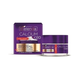 Bielenda CALCIUM + Q10 geconcentreerde gezichtscrème die de contouren van ogen en lippen aanscherpt 15 ml