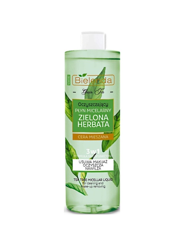 Bielenda Zielona Tea cleansing micellar fluid for the face 500 ml