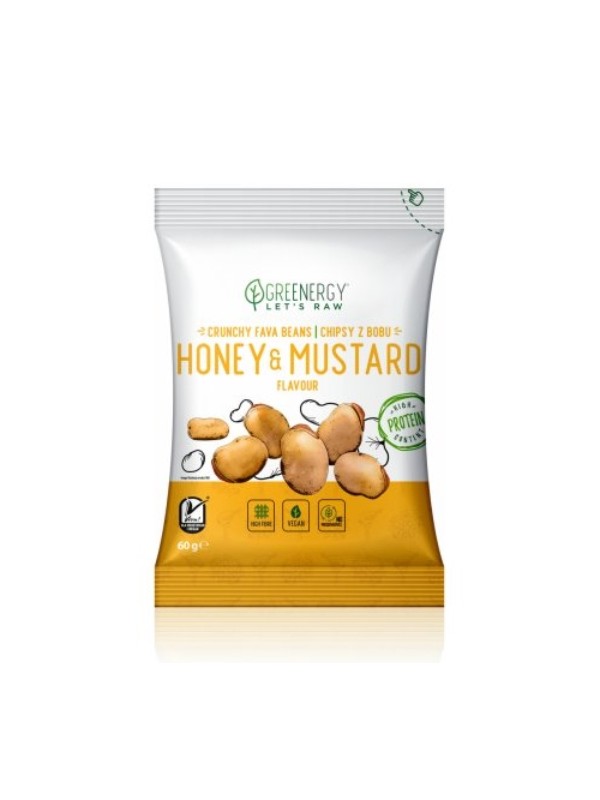 Greenergy Protein Chips with Honey & Mustard flavor 50 g