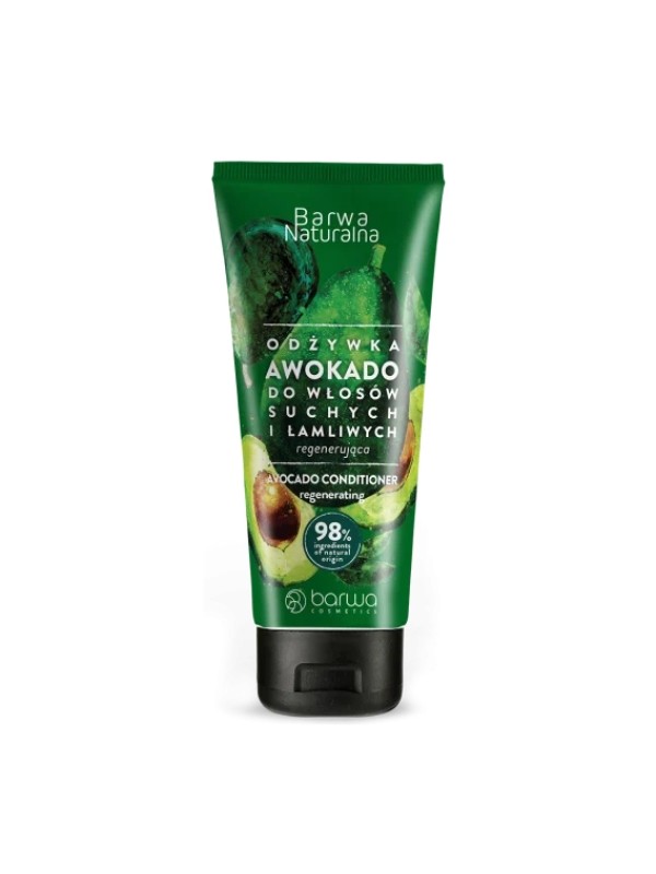 Barwa Naturalna Conditioner für trockenes und sprödes Haar Avocado in einer Tube 200 ml